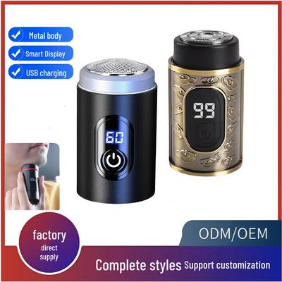 Mini Digital Display Travel Shaver for Men