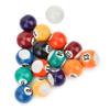 Resin Billiard Balls Color Coded Mini Billiard Balls Set Portable Pool Balls Set  Home Practice