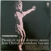 Disque Vinyle KRZYSZTOF PENDERECKI Passio Et Mors Domini Nostri Jesu C SX0325 Polskie Nagrani Pologne Classique Occasion