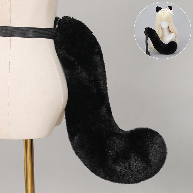 Handgemachtes Lolita Tierohr Mädchen Stirnband Comic-Con Eternal Walnut cos Requisiten Katzenohren Stirnband Katzenschwanz Set