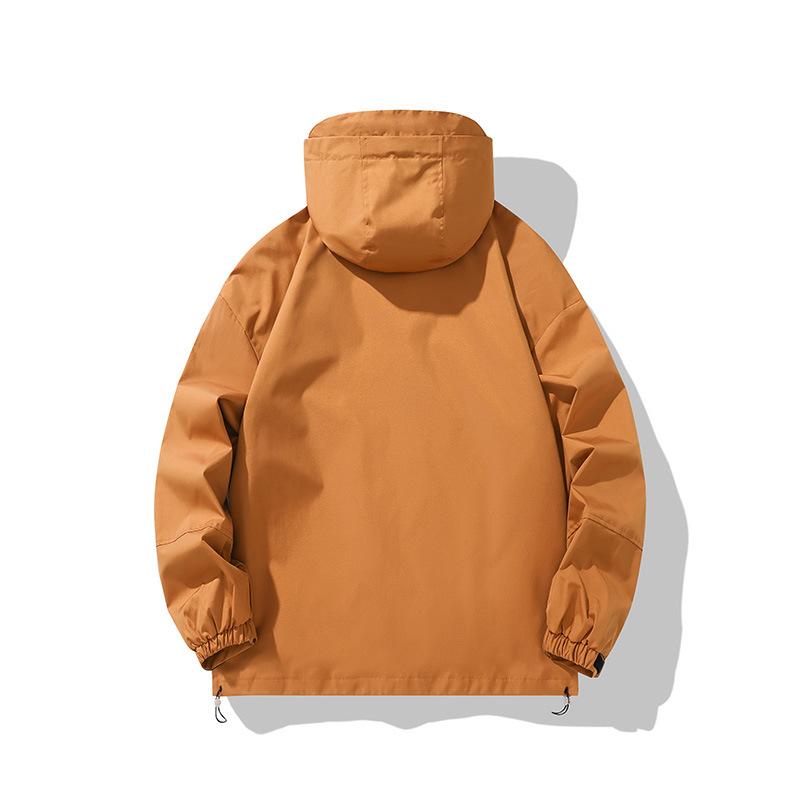 Streetwear Men's Waterproof Jacket 2025 Autumn New Breathable Fishing Camping Windproof Windbreaker Jackets Unisex Men Clothing