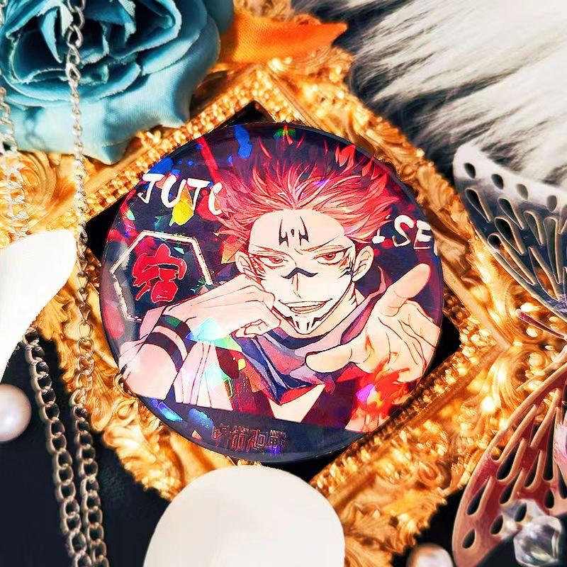 Jujutsu Kaisen Brooch. Anime Badges, a Full Set of Six.