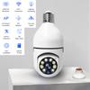 Wifi Mini E27 Bulb IP Camera - Full Color Night Vision + Automatic Human Tracking, Indoor Surveillance Security Monitor