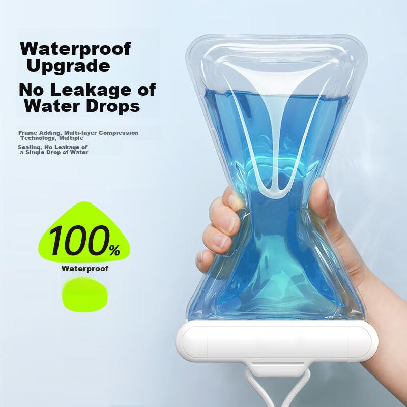 VENIDER Waterproof Phone Case, Touchscreen Compatible, Waterproof Pouch, Swimming And Rafting Strap, Neck Strap Phone Bag, Rainproof Case