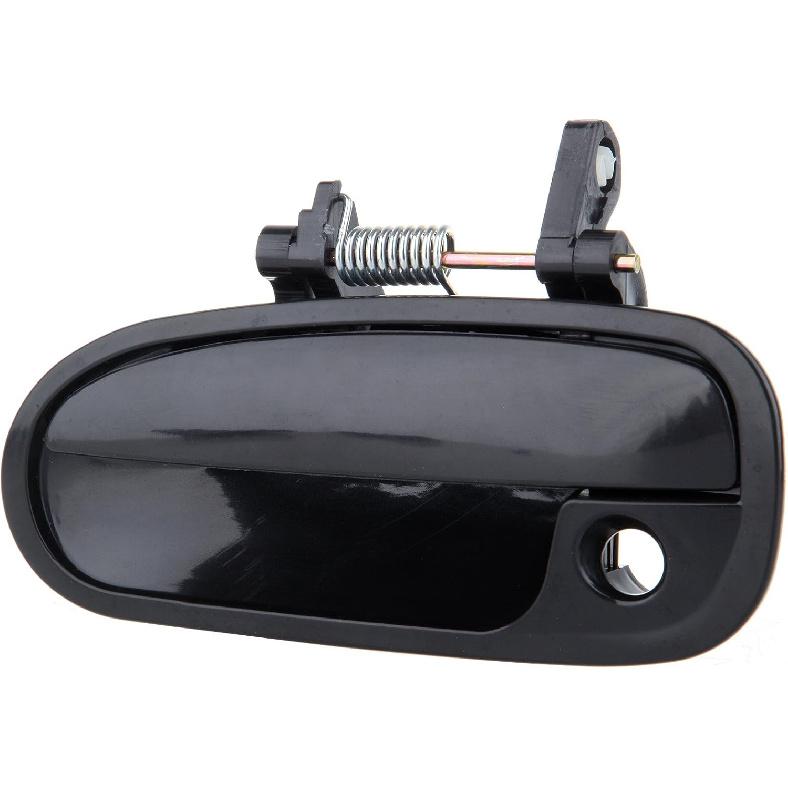ECCPP Exterior Door Handle 1996-2000 for Honda for Civic Outer Replacement Front Rear Driver Left Passenger Right 4pcs Black