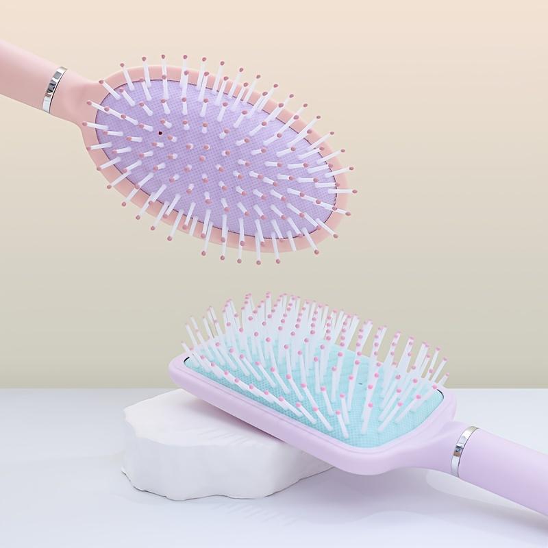 Macaroon Air Cushion Comb - Comfortable and Versatile with Durable ABS Plastic Handle