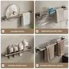 Adhesive Towel Rack, Simple Installation, Super Sticky, Durable Other Materials, Wall Mounted Towel Rack, Space Saving Bathroom Accessory