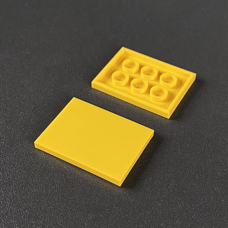 

Compatible With Small Particle Assembly Building Block Diy Parts, Accessories, Flat 3 × 4 Light Panel Moc Spare Parts 1 piece