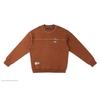 X Basquiat Collaboration SS24 Comfortable Round Neck Printed Embroidered Long Sve Sweatshirt Men Sweatshirt Brown LMT006907CST00FA05168