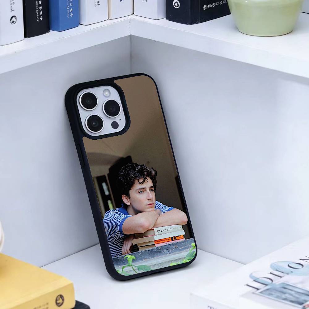 J-Timothee Chalamet Phone Case For iPhone17,16,15,14,13 Plus,Pro Max Magnetic For Magsafe Wireless Charging