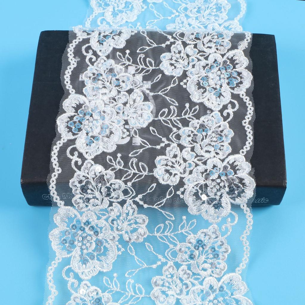 Bilateral Bead Embroidery Lace Accessories Lace Home Textiles Children'S Clothing Wedding Dress Beaded Lace 17Cm