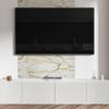 Dekoracyjny Panel Winylowy Samoprzylepny - Do Przedpokoju 100X50 Cm Elegancki Marmur Z Żyłkami