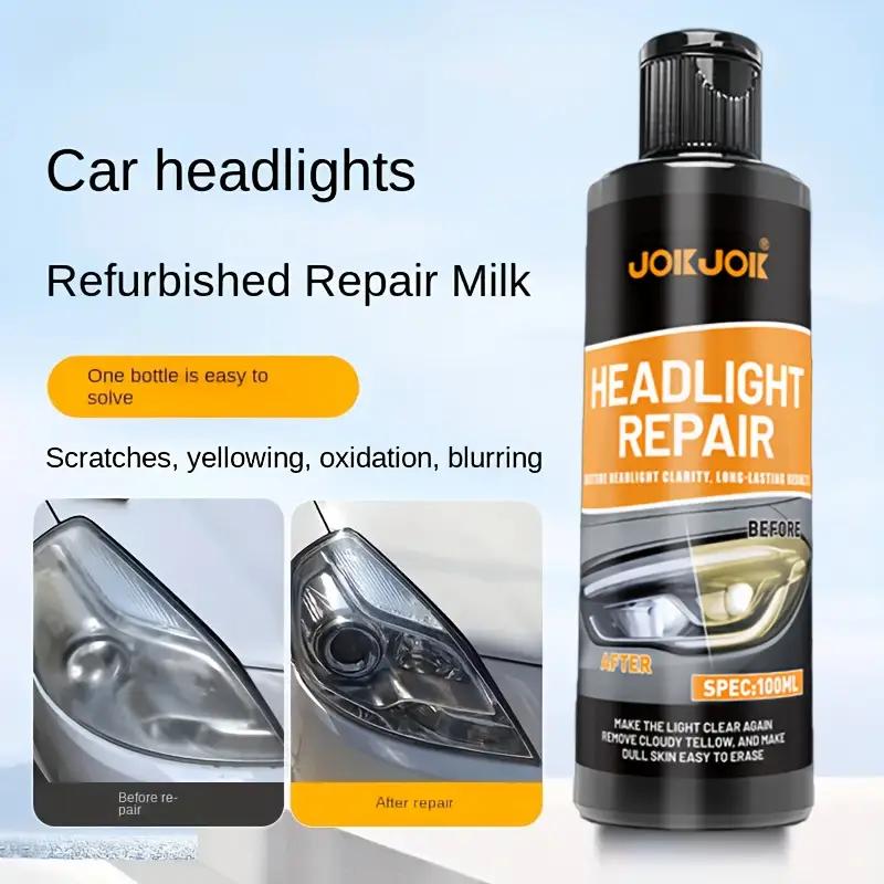 Headlight Restoration Paste - Transparent, Bright Headlight Restoration Liquid To Prevent Yellowing and Oxidation