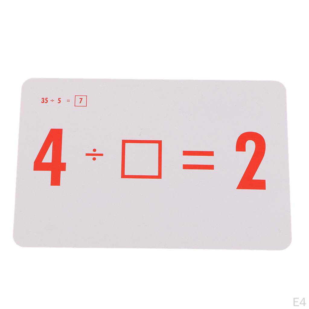 36 Math Flashcards for Elementary Classes PK 3