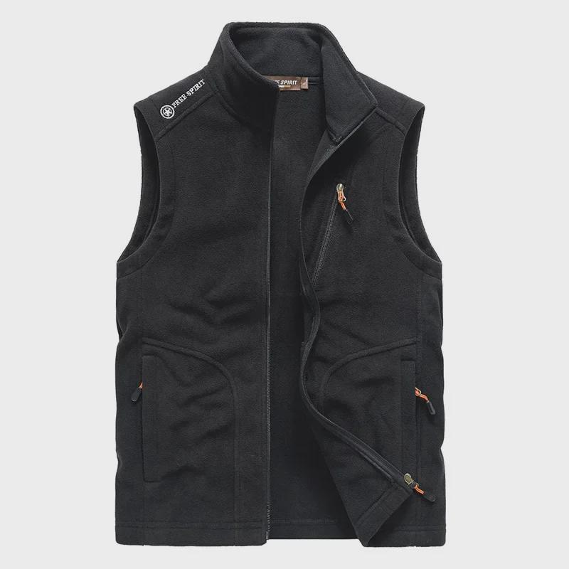 Men's Polar Fleece Outdoor Vest Jacket 2166
