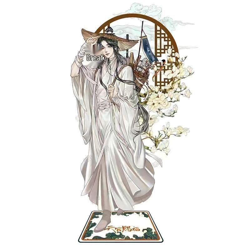 Heaven Official's Blessing Xie Lian & Hua Cheng Double-Sided Acrylic Standee - Desktop Ornament Gift, Free Shipping