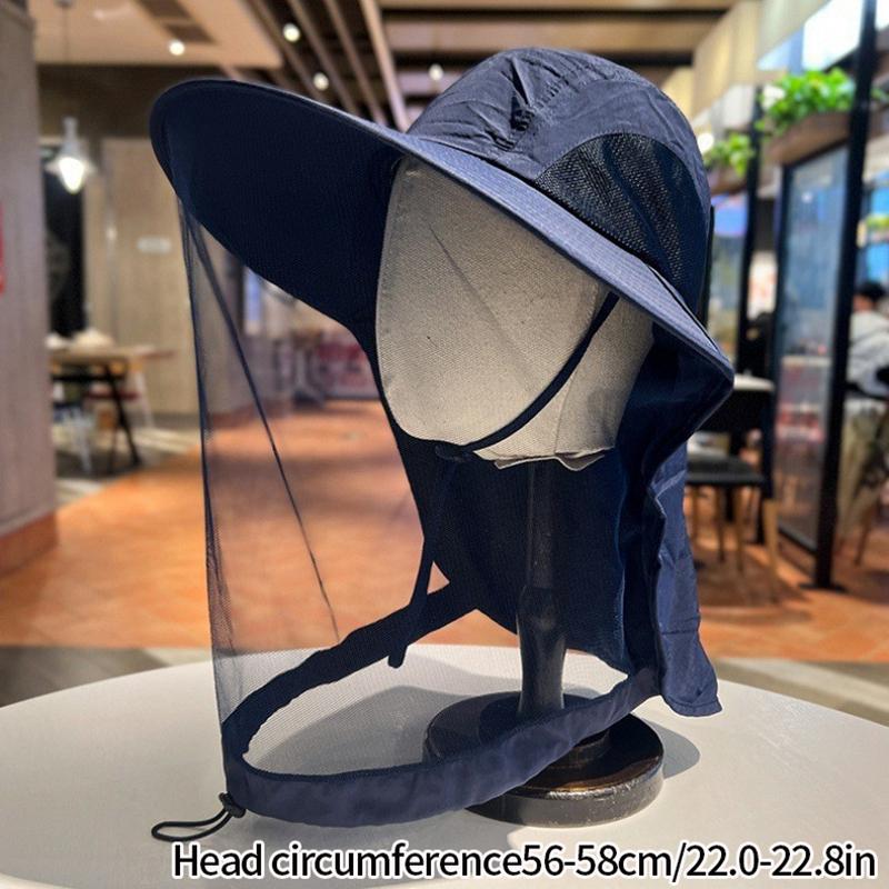 Outdoor Anti Insect-repellent Fishing Hat Breathable Uv Protection Hiking Climbing Hat Traveling Sun Hats for Men Women