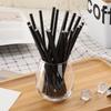 Black Disposable Paper Straws