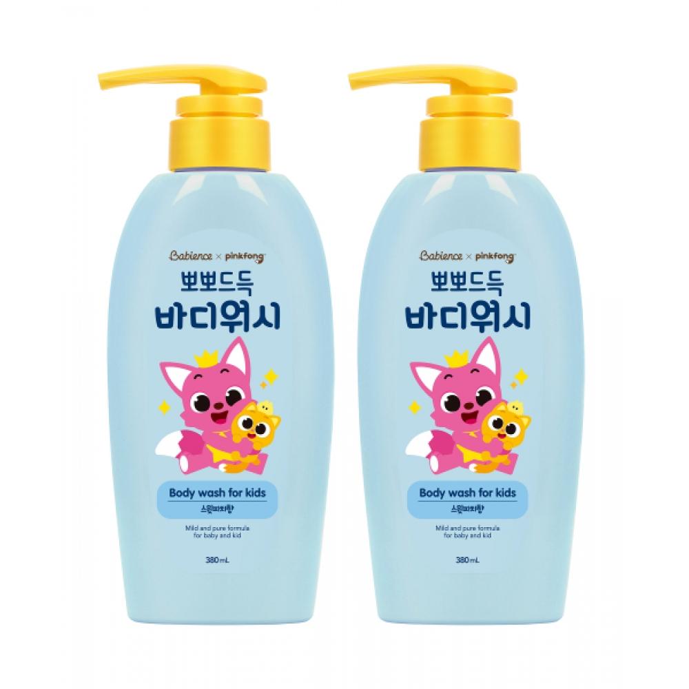 Babience Pinkfong Body Wash 380ml X 2 NONE