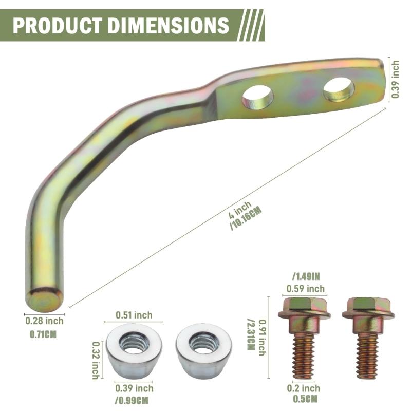 Heavy Duty Replacement Chutes Mounting Rod For 42 Inch/46 Inch Mower Systems Includes All Mounting Hardware 689-00636