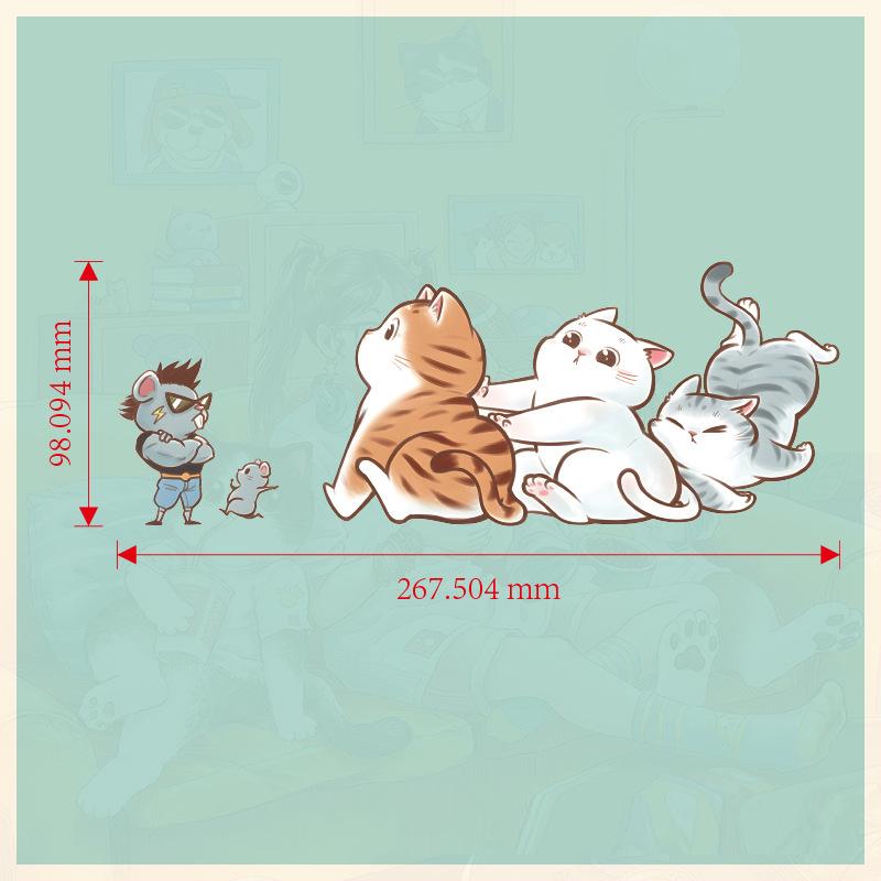 New Funny Pet Cat Car Sticker Car Body Creative Decals Decor Accessories for Car /Electric Vehicles/ Motorcycles DIY Decorative