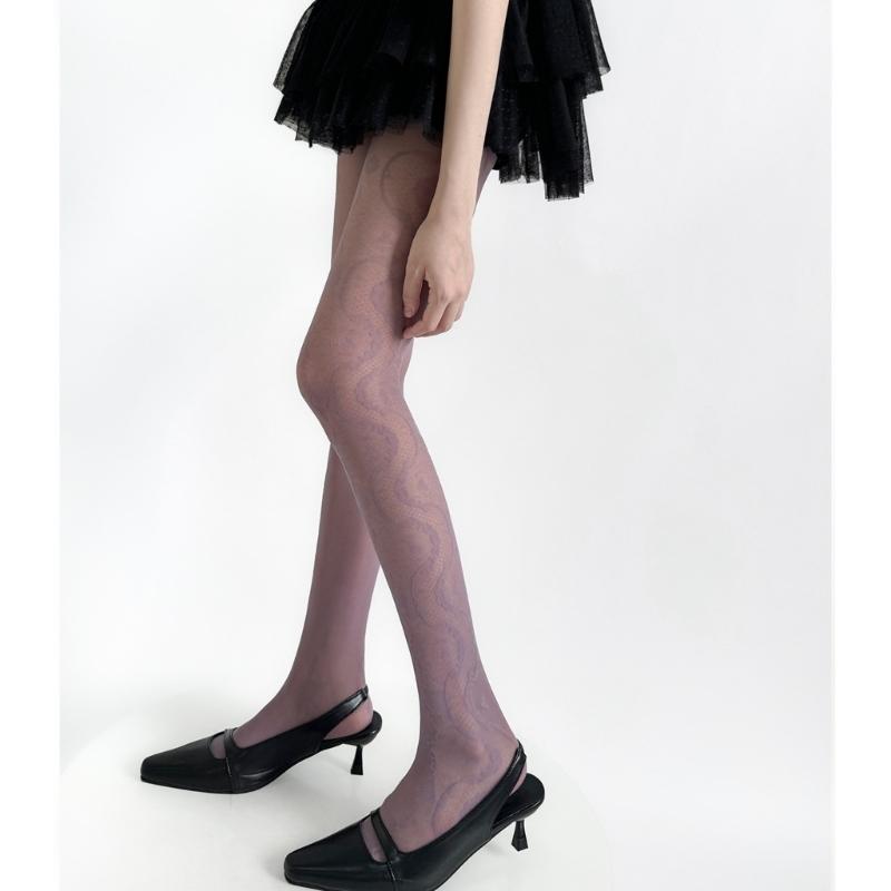 Patterned Tights Fishnet Stockings Floral Pantyhose Stockings Leggings Lace Tights for Women Girls Summer Leggings