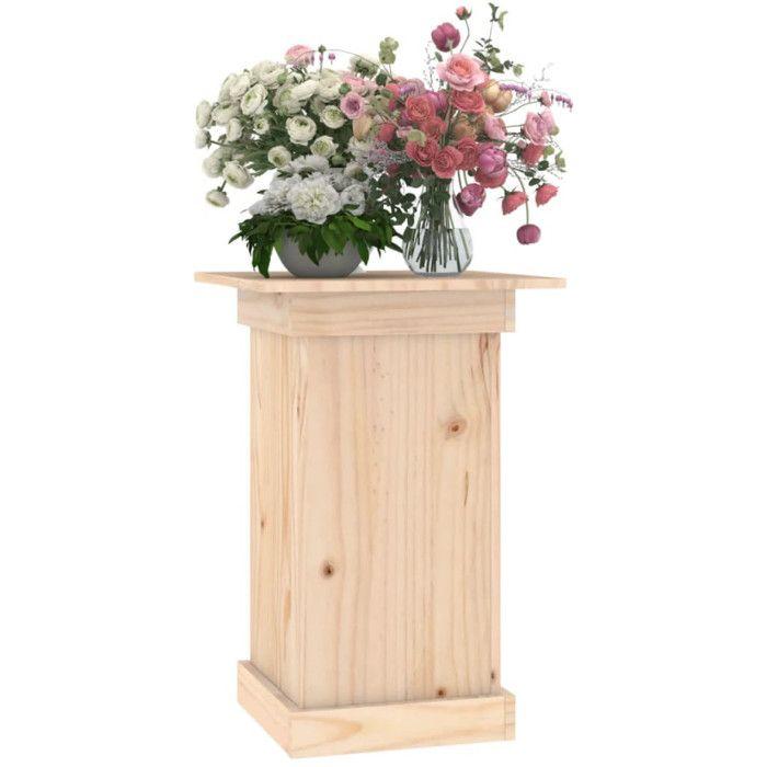 VidaXL Flower Stand 40x40x60 Cm Solid Pine Wood 823629