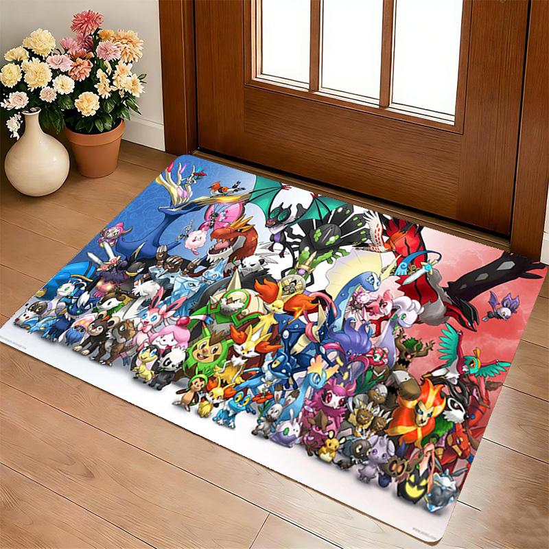 Pokmon Living Room Nonslip Area Rug Soft Carpet For Bedroom Game Playroom Sofa Office Home Decor Doormat Christmas Gift C9291681