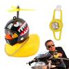 Duck Bike Captain, Rubber Ducks for Car, Air Vent Decoration, Propellers Cartoon Rubber Duck