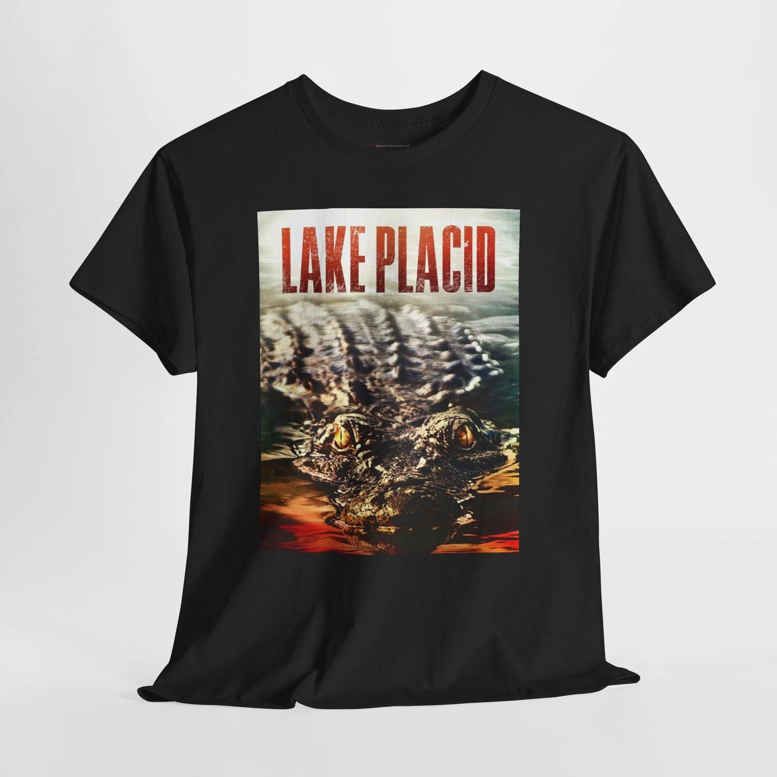 Lake Placid 1999 Retro Movie Poster Horror Unisex Graphic T-Shirt XL