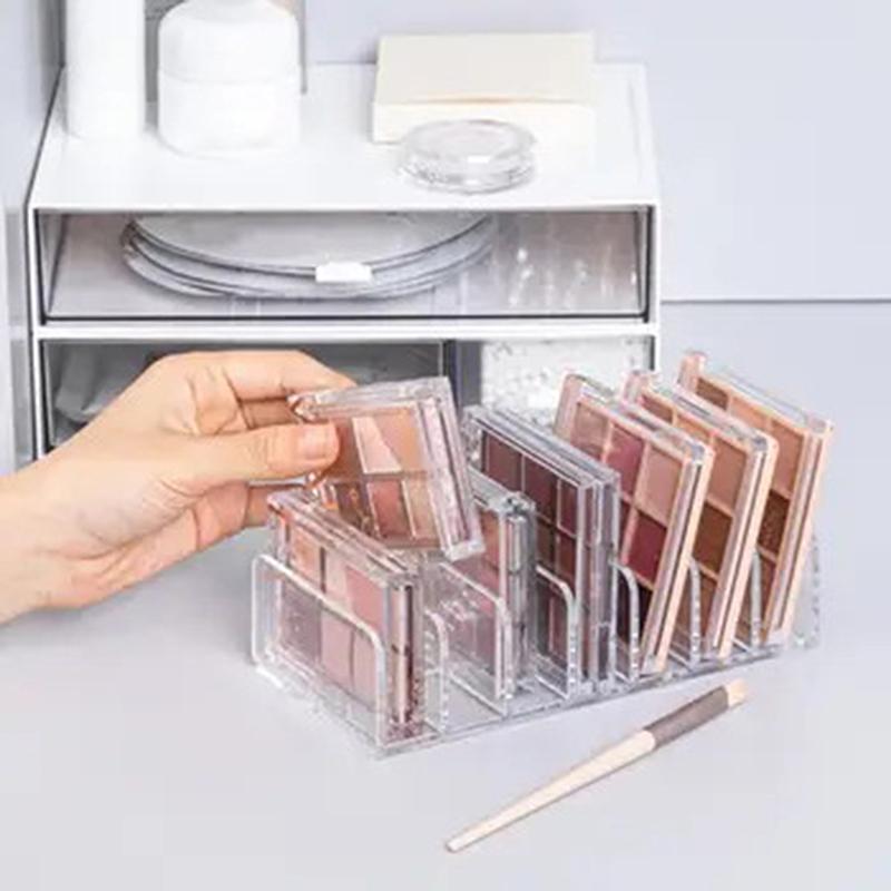 7Grids Multifunctional Storage Rack Eyeshadow Palette Organizer Box Cosmetics Eyelash Cd Storage Box Card And Thing Storage Rack