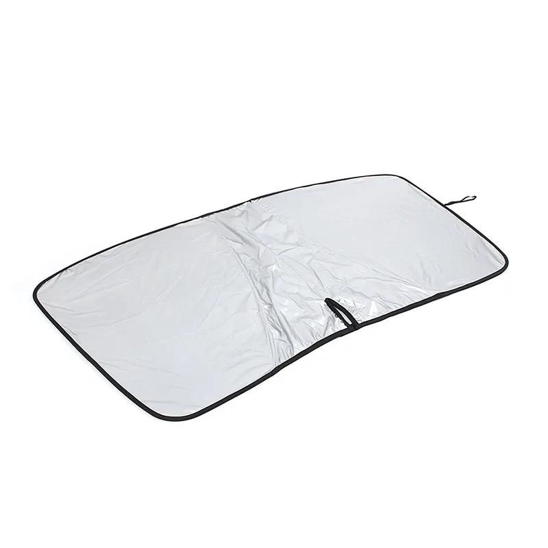 For Toyota Land Cruiser Prado 150 LC150 2010- Silver Tape Car Front Glass Anti-UV Sunshade Car Accessories