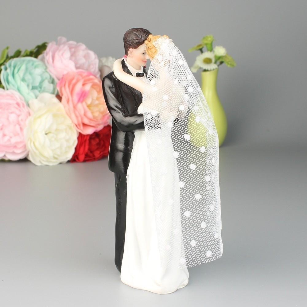 Romantic Style Cake Decorating Doll Elegant Design Bride Groom Figurine  Wedding Party