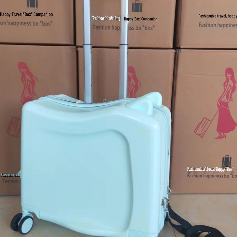 

OEING Girls Carry-On Luggage with Spinner Wheels and Pull Rope