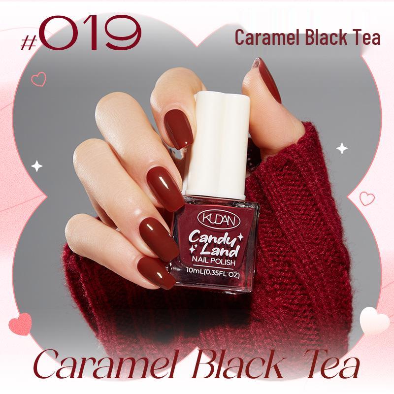 Candy Land Quick-Dry Water-Based Peelable Nail Polish - Long-Lasting Glitter Nude Care