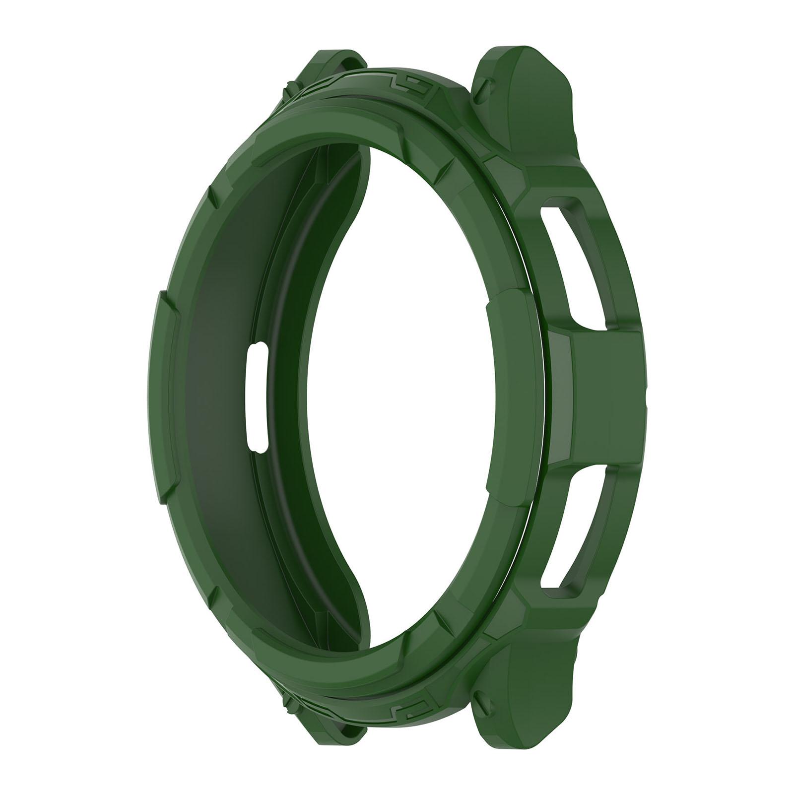 

Screen Protector Housing for Watch 6 Classic 43mm/47mm Scratched Resistant Protective Cover Bumper Shell Shockproof Case 43 зелений