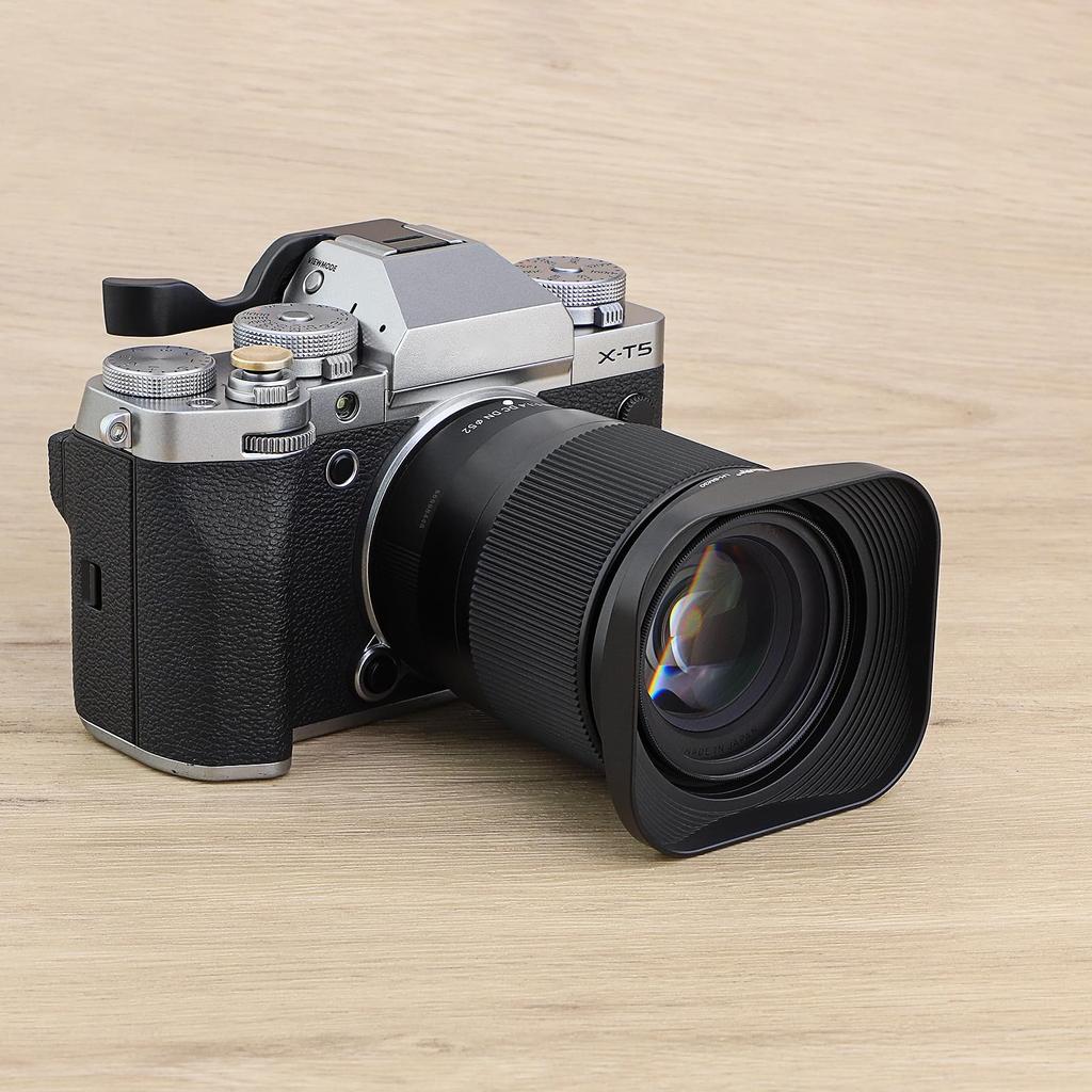 Haoge Bayonet Square Metal Lens Hood for Sigma 30mm DC DN Lens F1.4 LH-SM30
