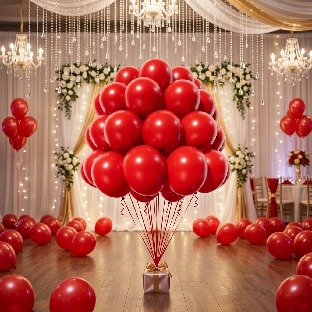100 Stück 12 Zoll FENGCHE EN 71 Zertifikat Glückliche Hochzeitsfeier Dekoration Gastgeschenke Helium Latexballon mit EN71 BSCI Zertifizierung