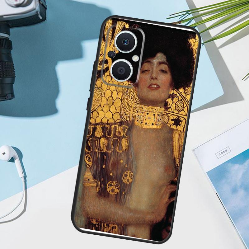 Kiss by Gustav Klimt Case For OPPO Reno 13 F 12 12F 11 8T 7 8 10 Pro OPPO Find X8 X6 Pro X3 X5 Lite Phone Cover