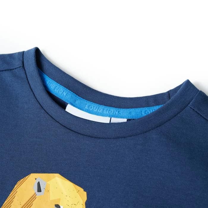T-shirt pour enfants bleu foncé 92/104/116/128/140