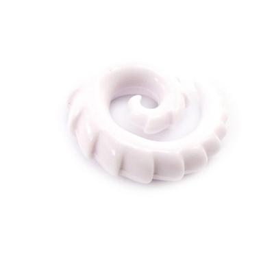 [J4114] - Spirale in acrilico bianco 8 mm