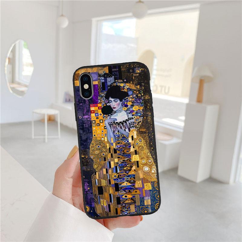 

MY14 Gustav Klimt Soft Shell Phone Case for Samsung Galaxy S20 S21 S22 Ultra FE + Plus A21S A22 A24 A25 A26 A30 A30S A31 Galaxy A22 5G
