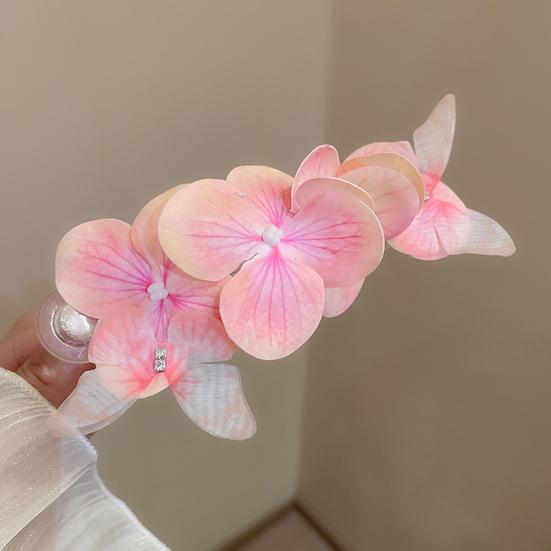 Butterfly Hair Clip Flower And Butterfly Hair Barrette Hawaiian Floral