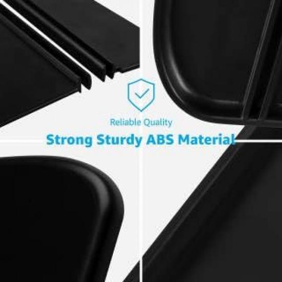 Motrobe Glove Box Organizer for Dodge 2019 2020 2021 2022 2023 RAM 1500 ABS Organizer Divider Accessories Black