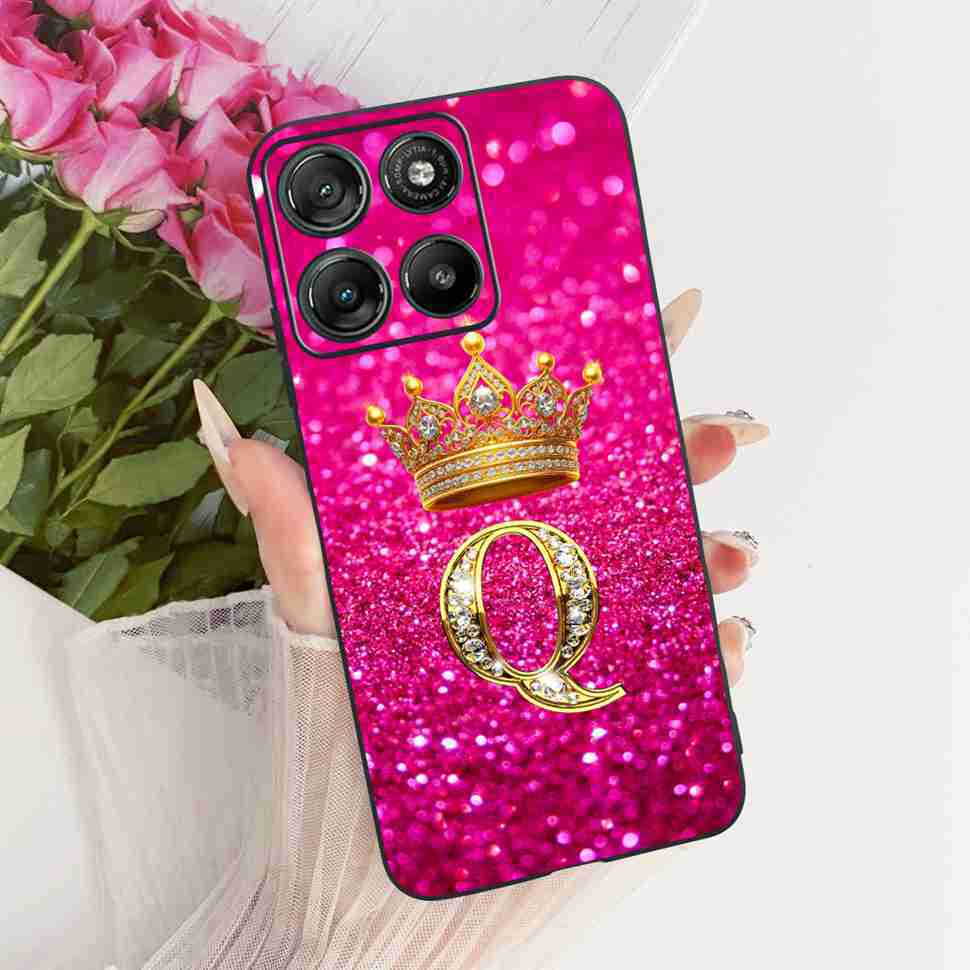 For Motorola Moto G67 Power Case Couple 26 Letters Cover Soft Silicone Phone Cases For Moto G 67 G67 Power Bumper
