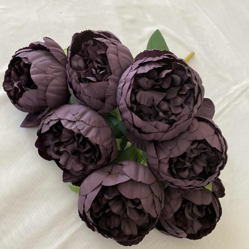 With Peony Bouquet 7 Heads For Indoor Outdoor Decoration And Gift Events