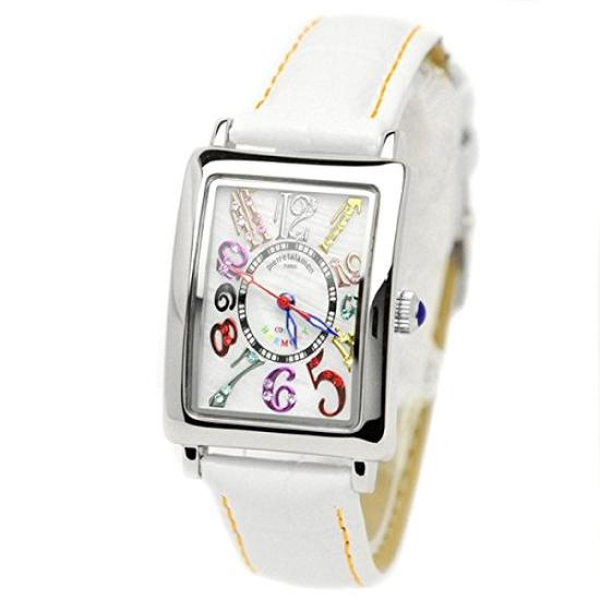 

PIERRE TALAMON Cubic Zirconia White Crocodile Leather Silver Watch [Pierre Talamon] Women s PT-9500L-1 [Used]