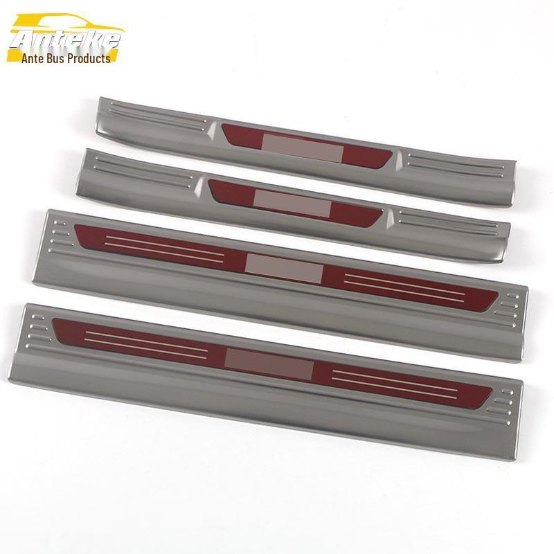21 Model Stainless Steel Welcome Pedal Trim: Anti-Scratch, Bright Journey Threshold Protector