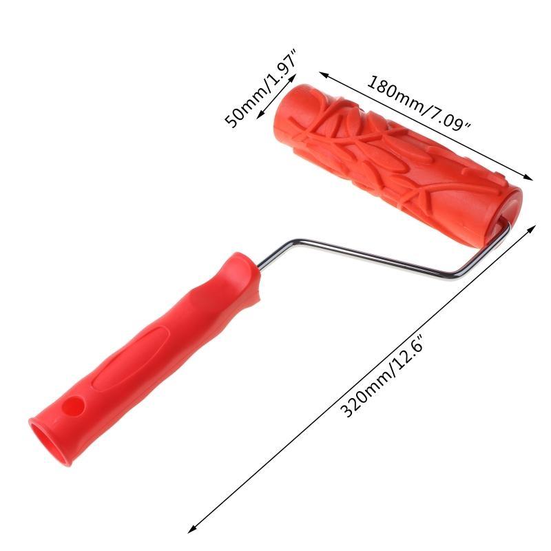 Painting Machine 7 inch Embossed Plastic Handle for DIY Home Wall Decor