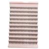 20D Hot Melt Cluster Lashes - Dense Three-Row Style, 10-Piece Curled High-Quality Segmented False Eyelashes